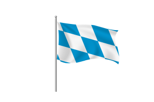 Bavaria Lozenge Variant Flag Clipart flag