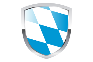 National Flag of Bavaria Lozenge Variant Clipart flag