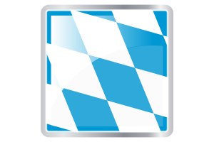 Bavaria Lozenge Variant Flag Square icon flag