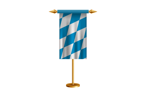 Bavaria Lozenge Variant Ceremonial Flag Vector Free flag