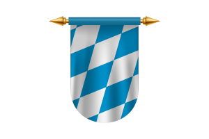 Bavaria Lozenge Variant Flag Emblem Vector Images flag