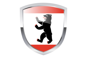 National Flag of Berlin Clipart flag