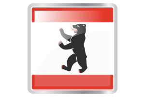 Berlin Flag Square icon flag