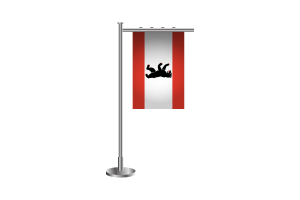 3d Berlin Standing Flag flag