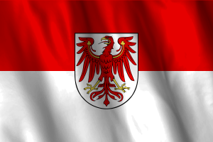 National Flag of Brandenburg flag