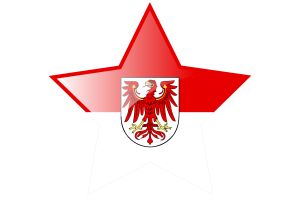 Brandenburg Flag Star Icon flag