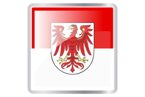 Brandenburg Flag Square icon flag