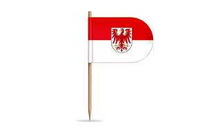 Brandenburg Flag for Desk, Table flag