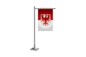 3d Brandenburg Standing Flag flag