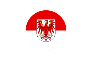 Brandenburg Flag Circle Vector Free flag