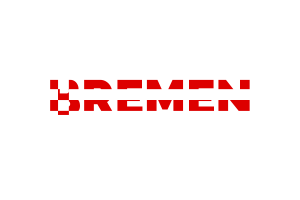 Bremen Text Art flag