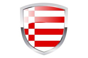 National Flag of Bremen Clipart flag