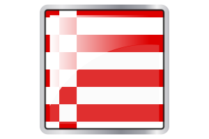 Bremen Flag Square icon flag