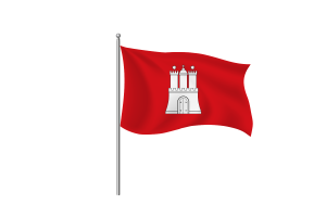 Hamburg Flag Clipart flag