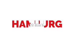 Hamburg Text Art flag