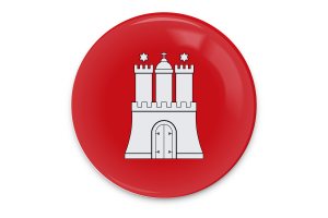 Hamburg Flag Vector Art flag