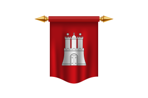 Hamburg Flag Royal Banner flag
