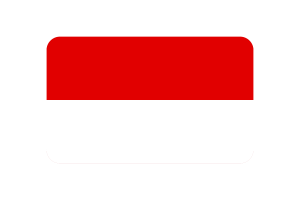 Hessen Flag Rounded Rectangle Vector Illustration flag