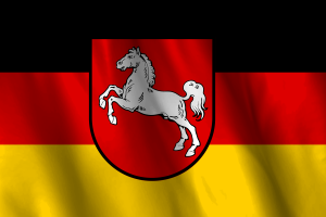 National Flag of Lower Saxony flag