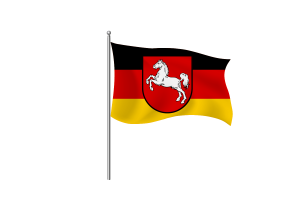 Lower Saxony Flag Clipart flag