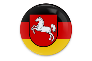 Lower Saxony Flag Vector Art flag