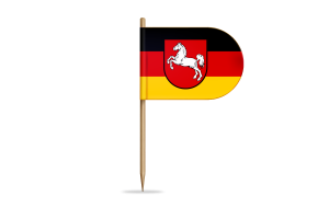 Lower Saxony Flag for Desk, Table flag
