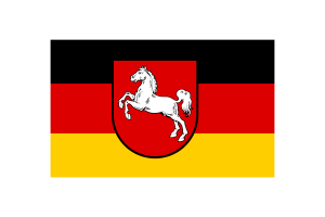 Lower Saxony Flag Vector Illustration flag