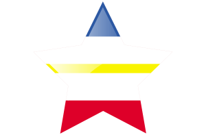 Mecklenburg-Vorpommern Flag Star Icon flag