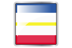 Mecklenburg-Vorpommern Flag Square icon flag