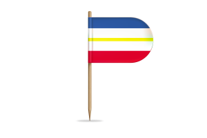 Mecklenburg-Vorpommern Flag for Desk, Table flag