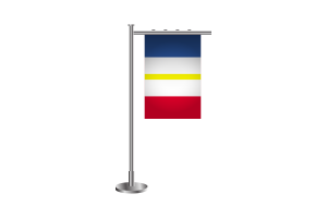 3d Mecklenburg-Vorpommern Standing Flag flag