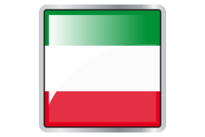 North Rhine-Westphalia Flag Square icon flag