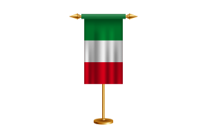 North Rhine-Westphalia Ceremonial Flag Vector Free flag