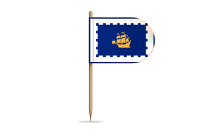 Quebec Flag for Desk, Table flag