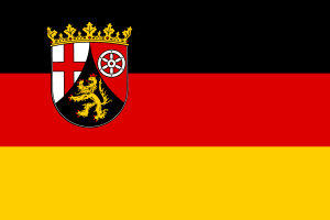 Flag of Rhineland-Palatinate flag