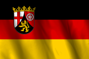 National Flag of Rhineland-Palatinate flag