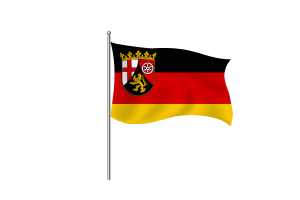 Rhineland-Palatinate Flag Clipart flag