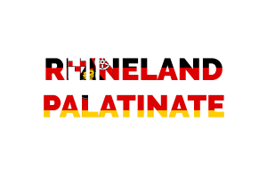 Rhineland-Palatinate Text Art flag