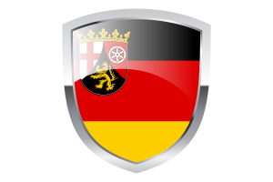 National Flag of Rhineland-Palatinate Clipart flag