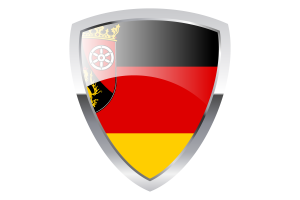 Rhineland-Palatinate Shield Flag flag