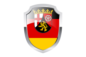 Rhineland-Palatinate Shield Logo flag