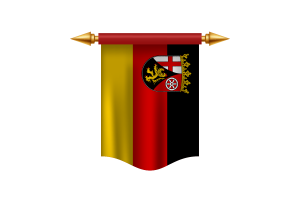 Rhineland-Palatinate Flag Royal Banner flag