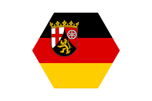 Rhineland-Palatinate Flag Vector Free | SVG and PNG flag