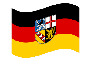 Saarland Flag flag