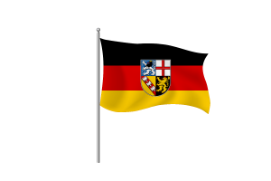 Saarland Flag Clipart flag