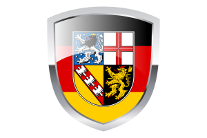 National Flag of Saarland Clipart flag