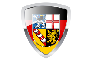 Saarland Shield Flag flag