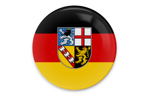Saarland Flag Vector Art flag
