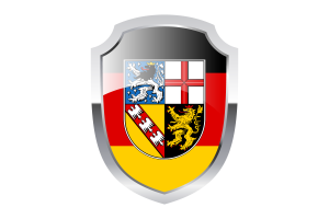 Saarland Shield Logo flag