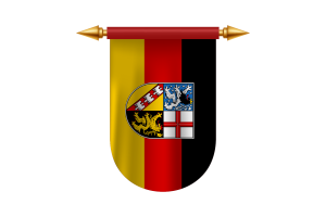 Saarland Flag Emblem Vector Images flag